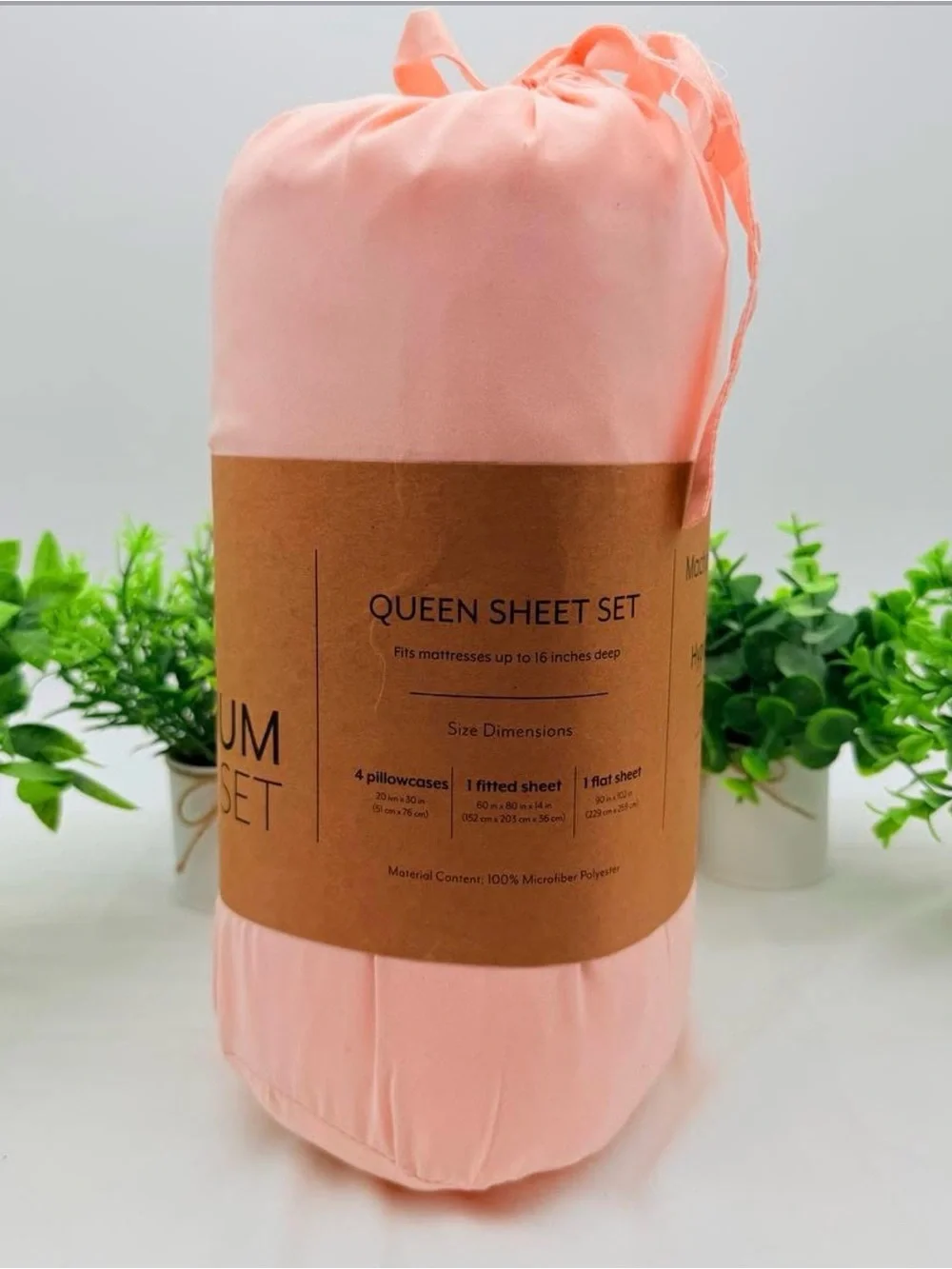 Que Blush Pink Duvet Cover Set